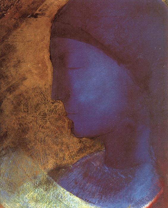 Odilon Redon The Golden Cell Norge oil painting art